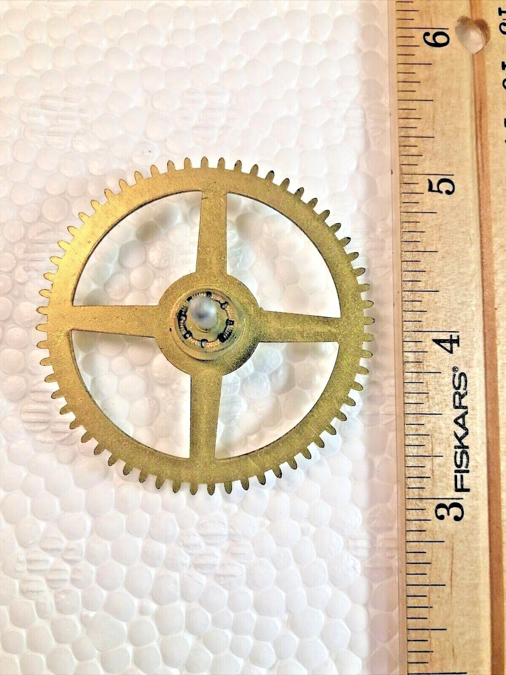 Old Ingraham (Stamped 7 01) Clock Strike Side 2nd Wheel (See Pics To ID) (K7259)