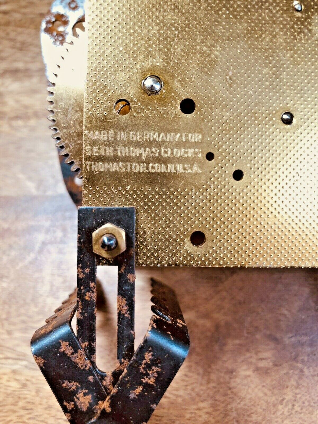 Seth Thomas A208-000 (Hermle 141-031) Clock Movement Time Side 2nd Wheel (K6895)