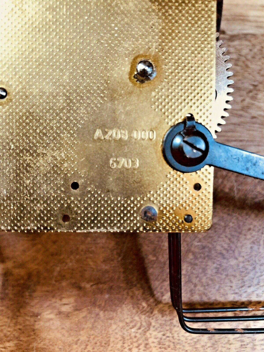 Seth Thomas A208-000 (Hermle 141-031) Clock Movement Time Side 2nd Wheel (K6895)