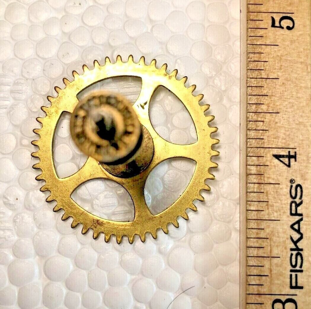 Gilbert Clock Movement (Stamped 18) Time Side 3rd Wheel (See Pics to ID) (K7293)