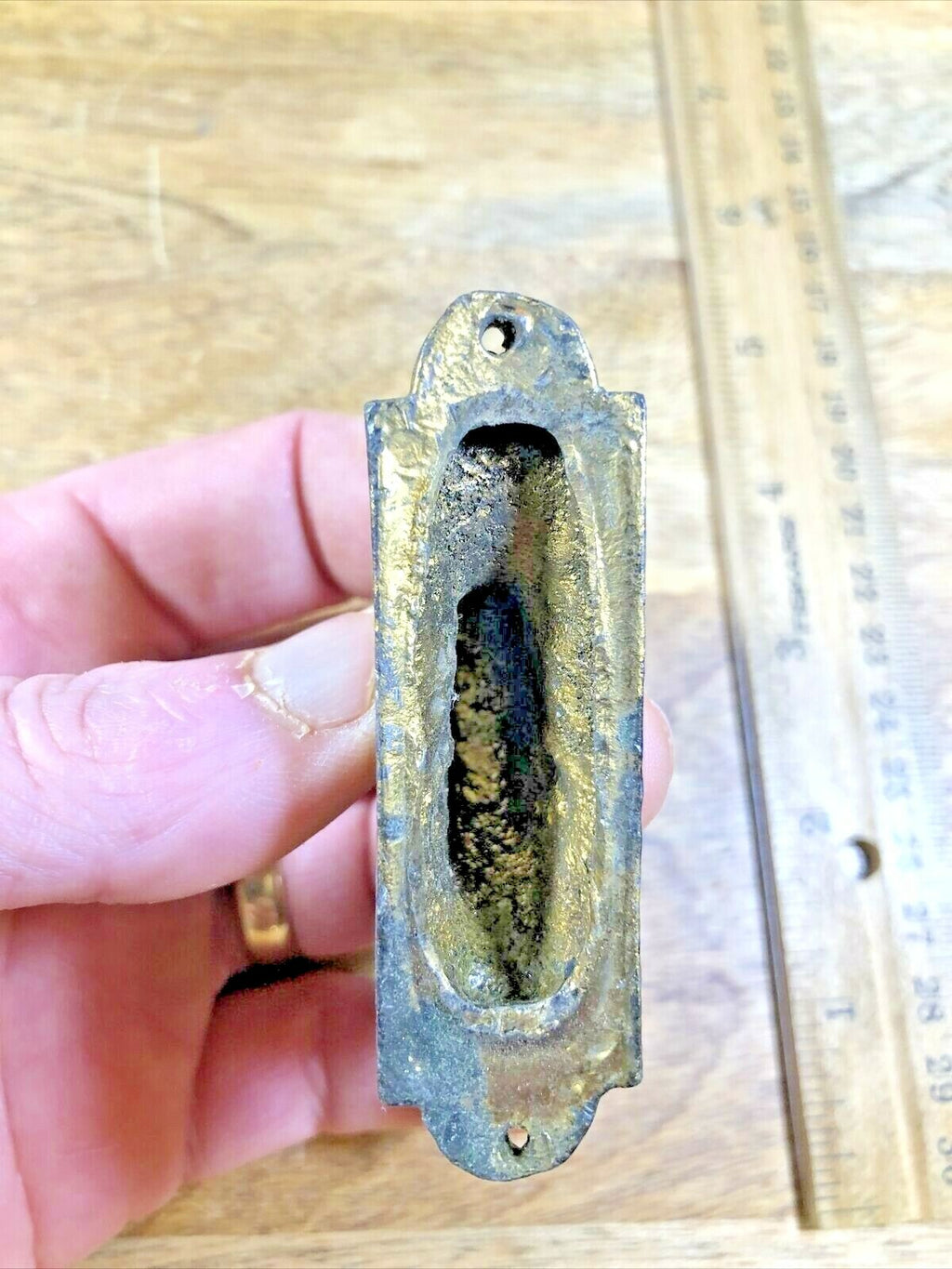 Antique Mantel Clock Side Arm - Vintage Clock Parts (K1883)