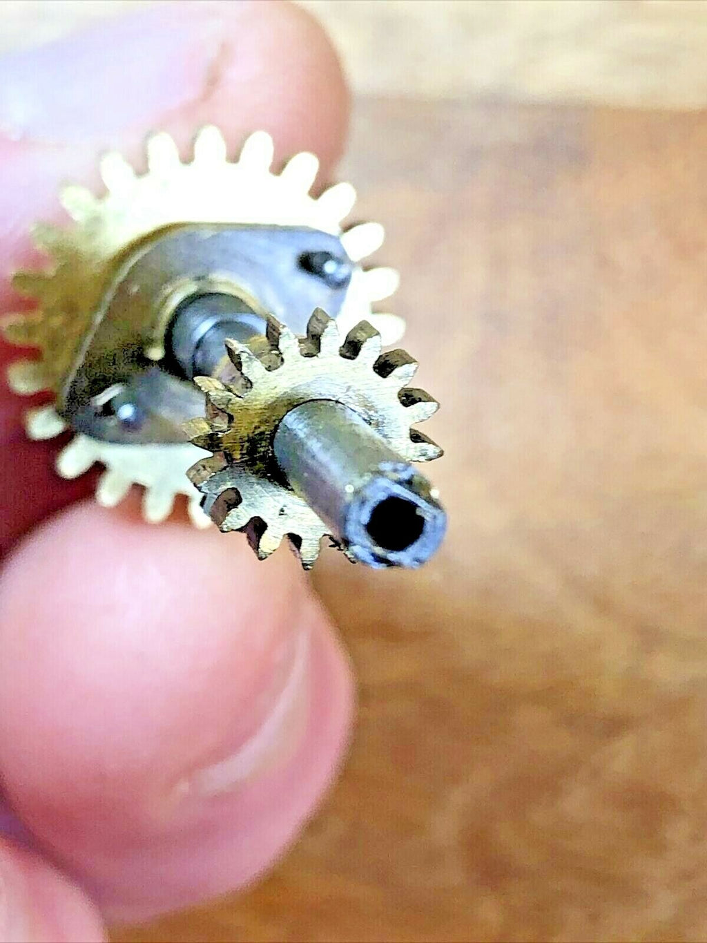 Herschede Clock Movement Hands Post (See Pics to ID Movement) (K6976)