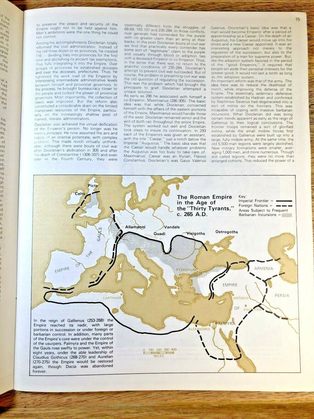 The Fall Of Rome, The Barbarian Invasion SPI Circa July 1973 (UNPUNCHED) (G5003)