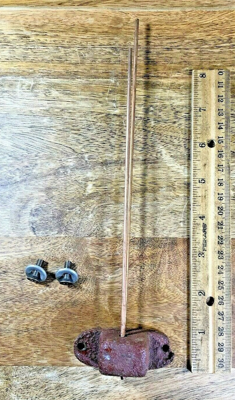 Old 2 Rod Clock Chimes 9 1/2 Inches Long    (LL5101)
