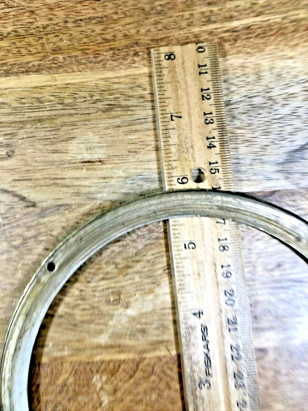 Old Clock Dial Pan Trim Ring 5.81 Inch or 147.59mm Diameter (K5378)