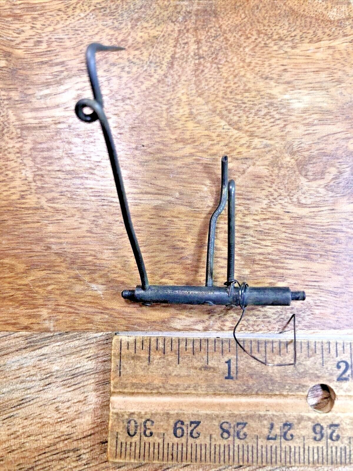Ingraham (Pat. 1878) Clock Movement Count Wheel Lever (See Pics To ID) (K7195)