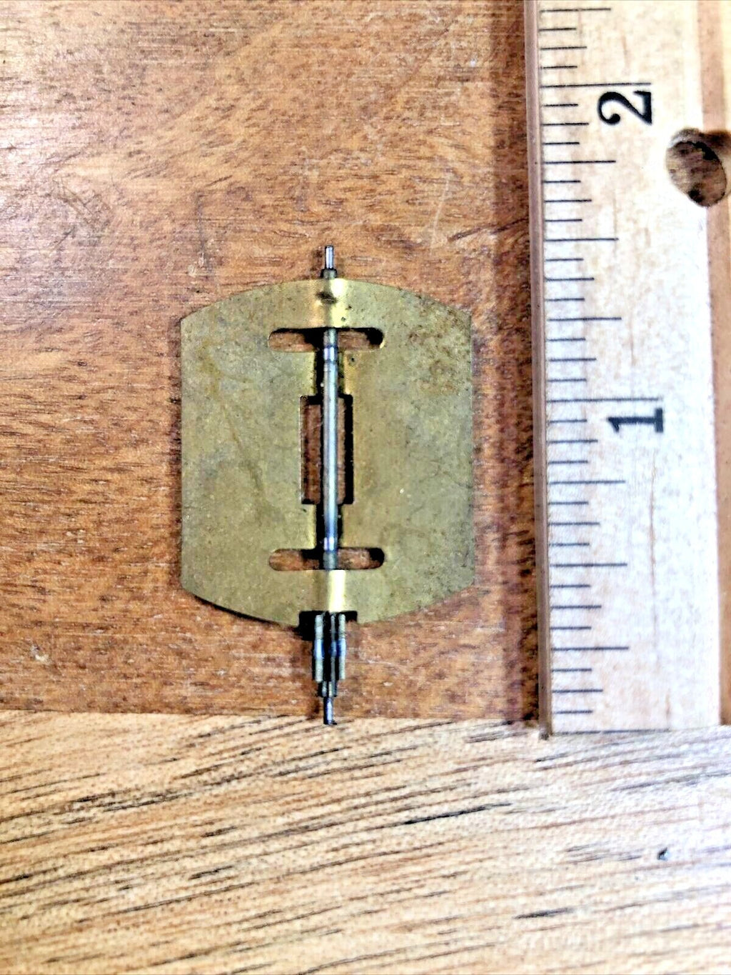 Old Waterbury "Marvel" Clock Movement Fan Assembly (See Pics To ID Mvmt) (K7656)