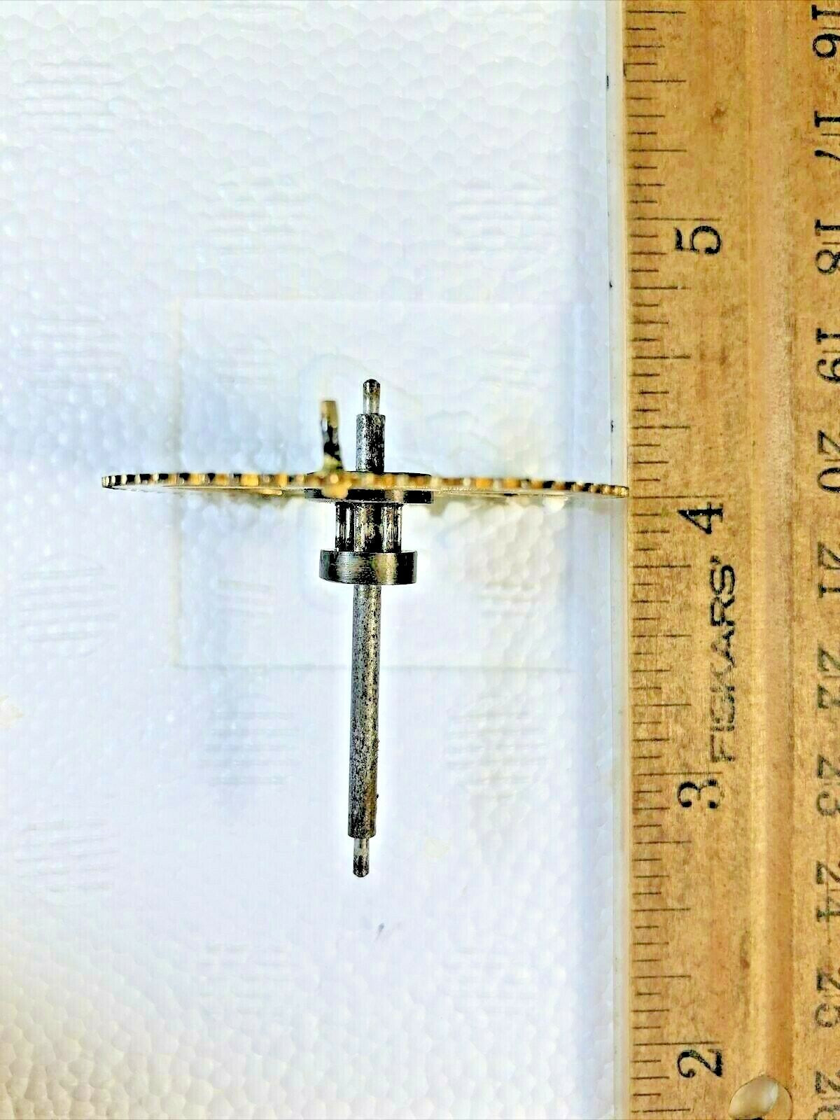 Made In Japan Clock Movement Warning Wheel (See Pics to ID Movement) (K6380)