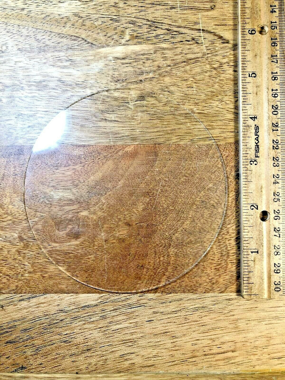 4.63 Inch or 117.63mm Diameter Flat Clock Glass  (K5938)