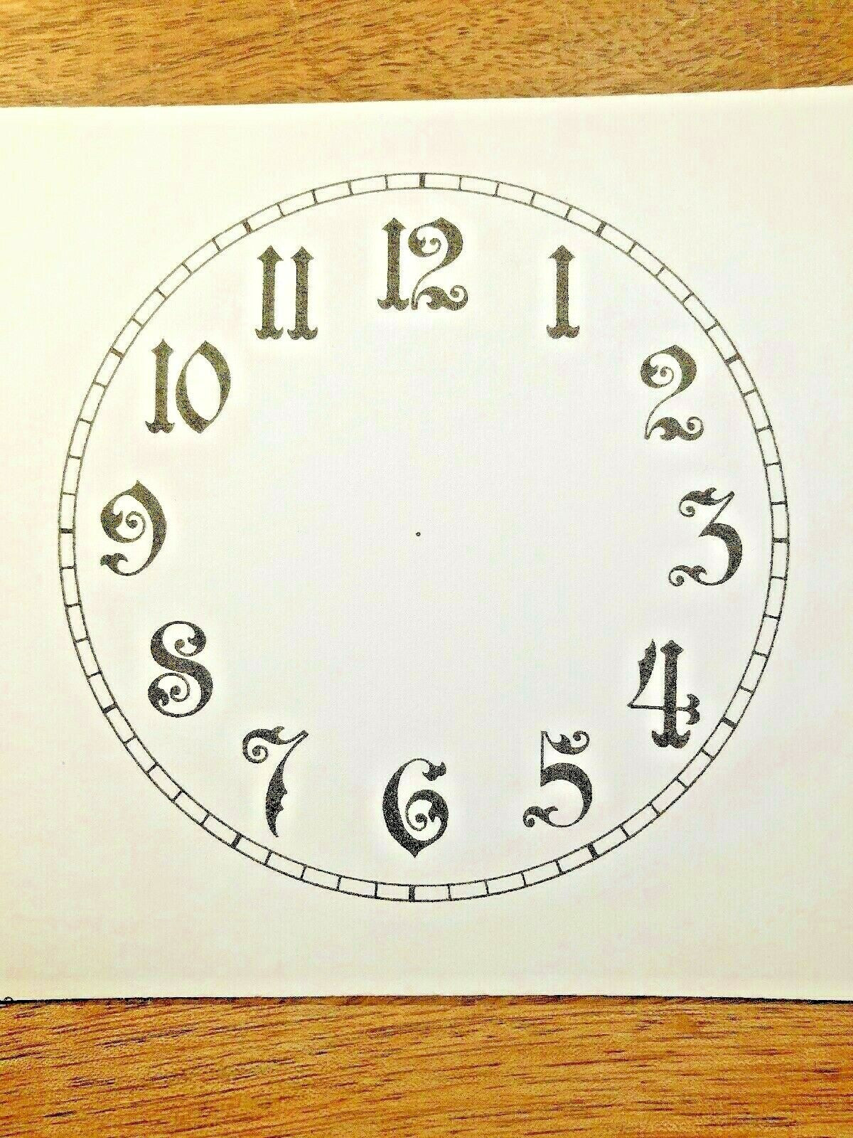 4" Paper Clock Dial, Arabic            (Lot 202)