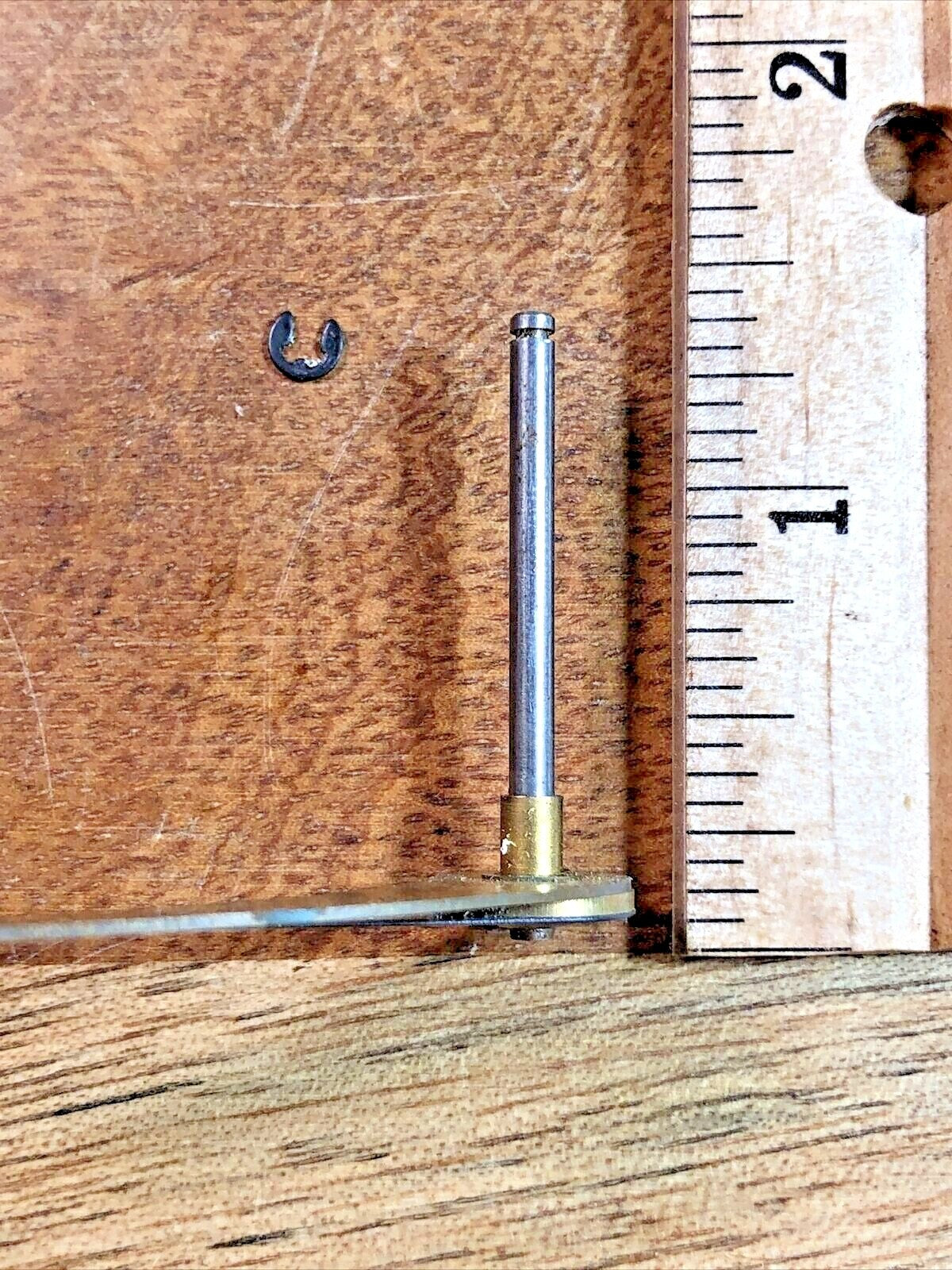 Old Jauch Clock (PL 12cm) Rack Assembly (See Pics To ID Movement) (K7392)
