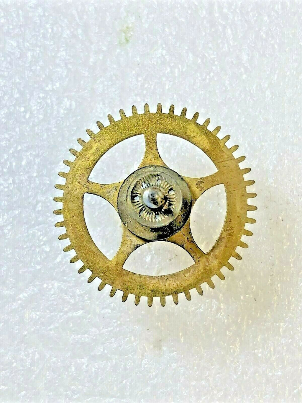 Gilbert 8 Day Clock Time Side 4th Wheel (Pat 1870)(See Pics to ID Mvmt) (K5910)