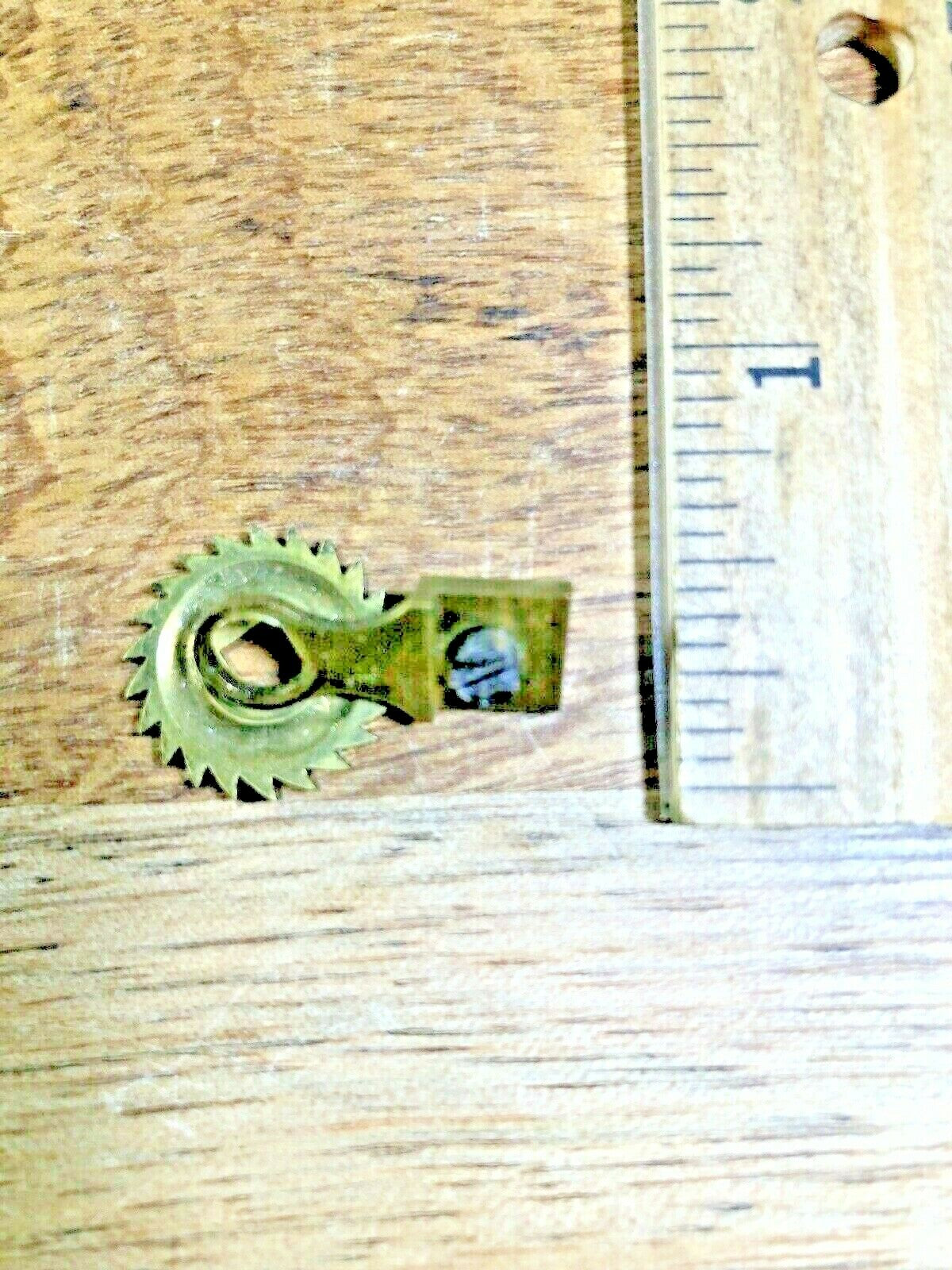 Japy Freres & Co Clock Click Wheel Cover Assembly (See Pics for Ref) (K5704)
