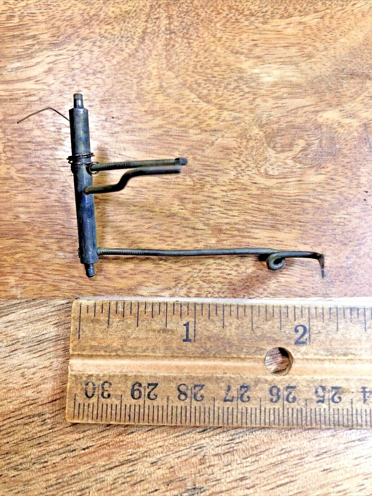 Ingraham (Pat. 1878) Clock Movement Count Wheel Lever (See Pics To ID) (K7195)