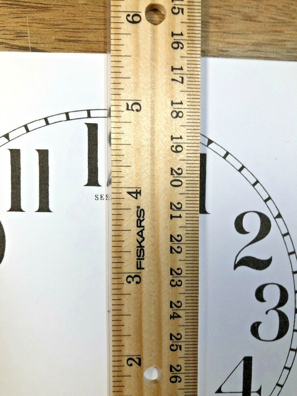 5 Inch Sessions Clock Replacement Paper Dial             (Lot 144)