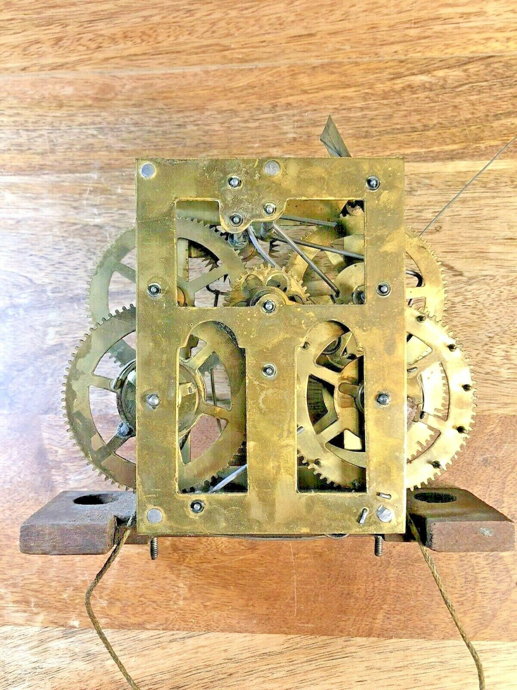 OG Clock Time Side 2nd Wheel (See Pics to ID Mvmt) (K5956)