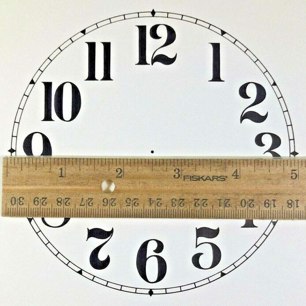 5 Inch Paper Clock Replacement Dial, Arabic Numeral   (LOT 164)