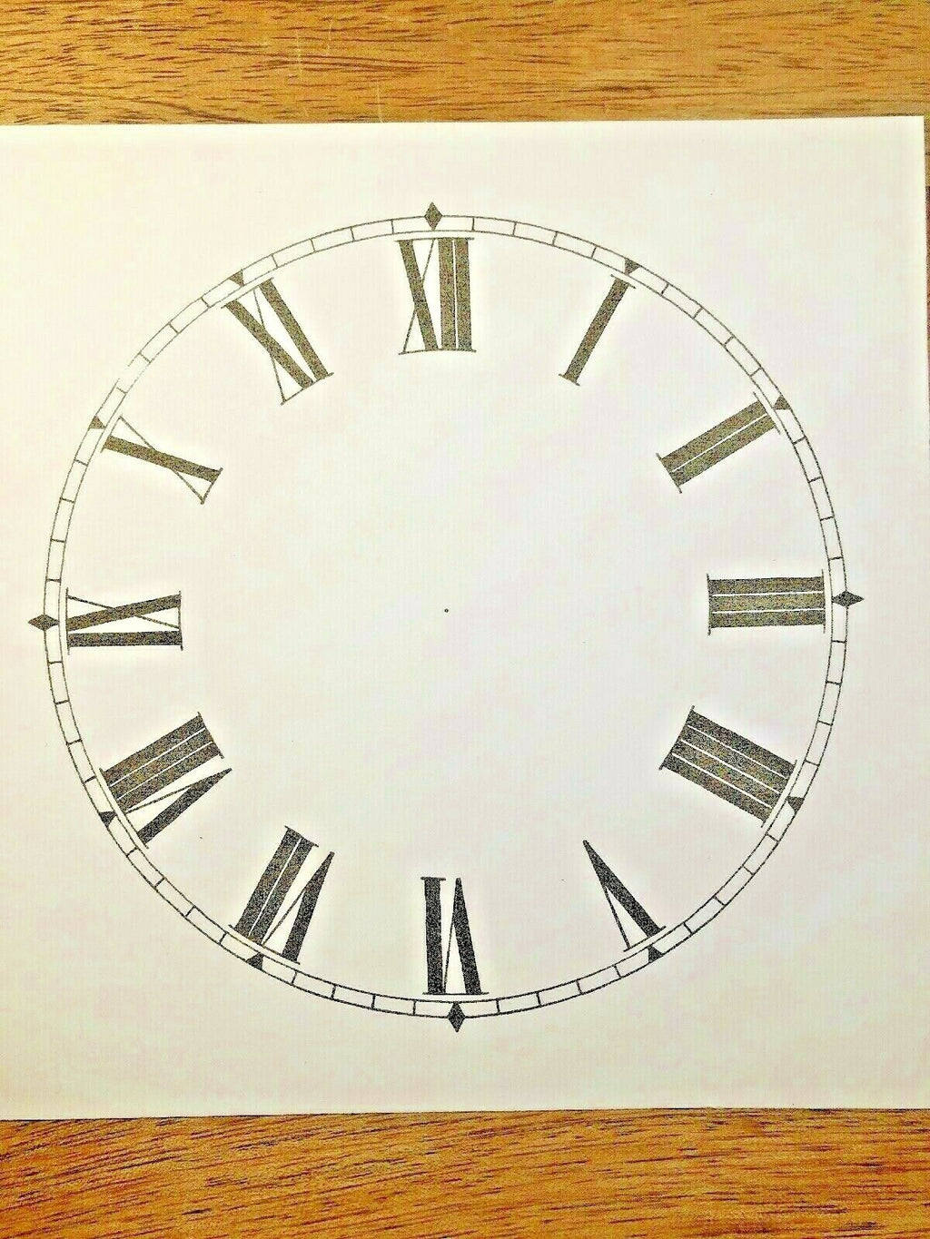 5"  Paper Clock Dial, Roman         (Lot 198)
