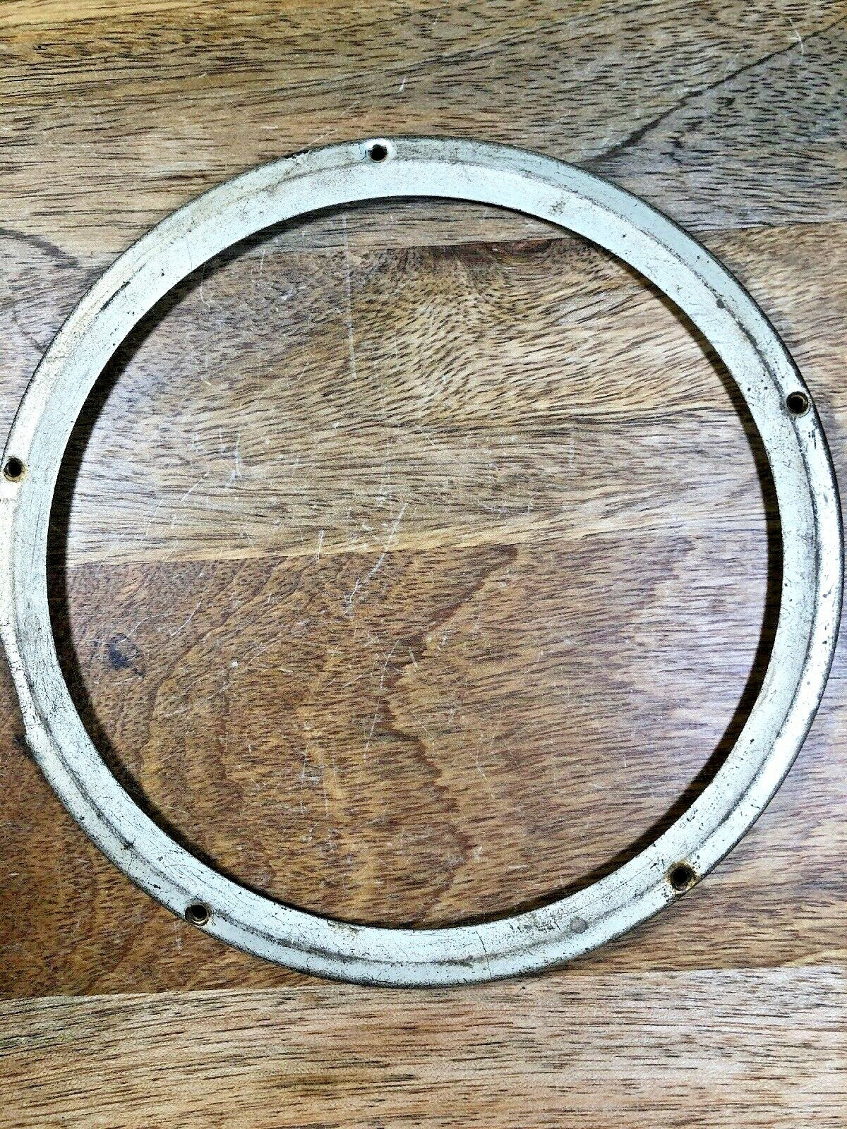 6.51 Inch Dia Metal Clock Dial Pan Trim Ring (Inner Dia 5.58 Inch)   (K9569)