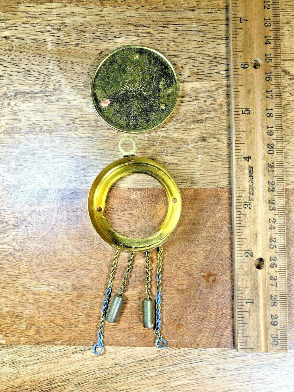 Vintage Small Juba Novelty Clock Movement Can (K6754)