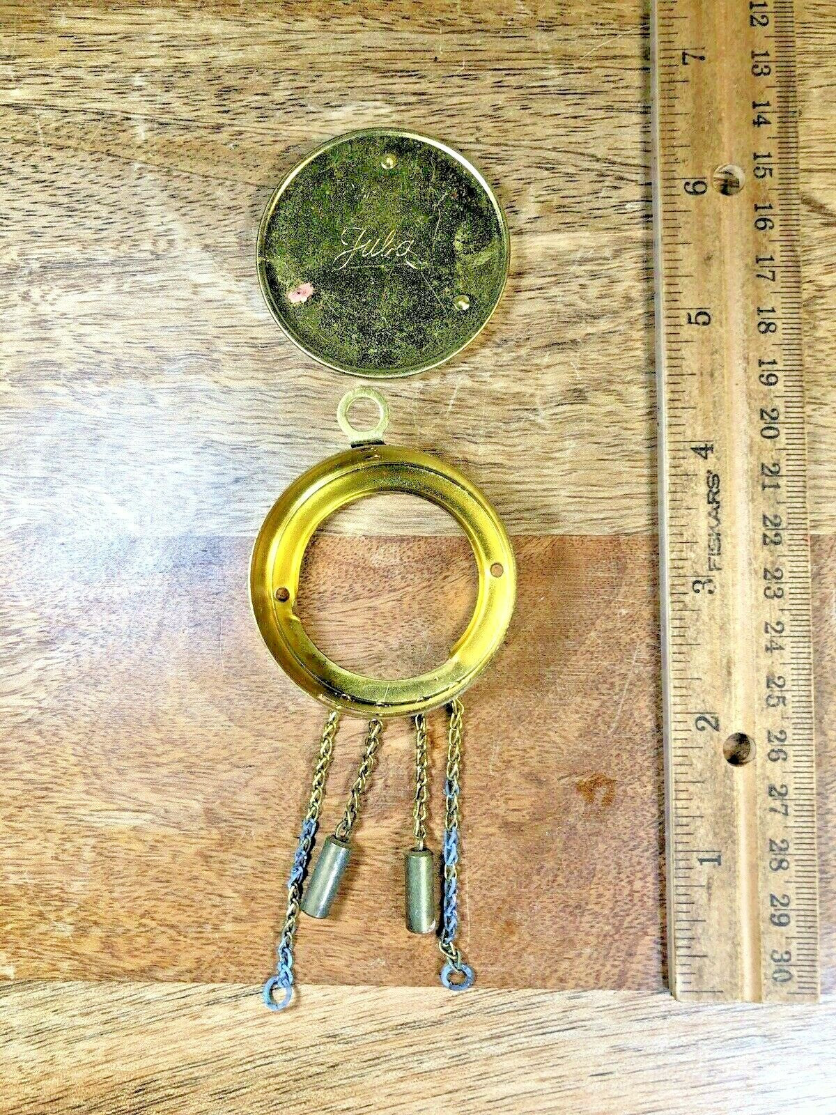 Vintage Small Juba Novelty Clock Movement Can (K6754)