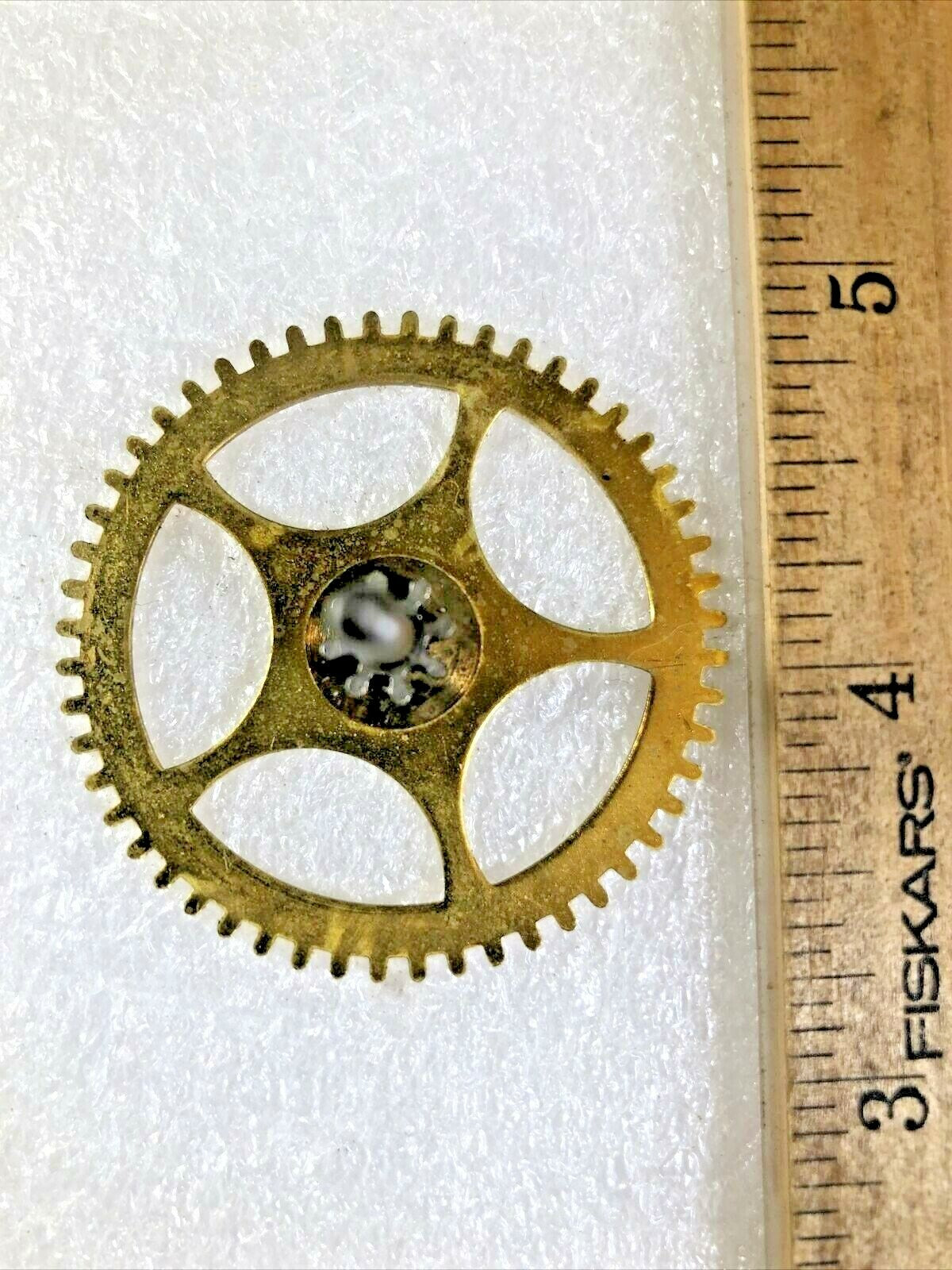 Gilbert 8 Day Clock Movement (Stamped 23)  Strike Side 2nd Wheel      (K5633)