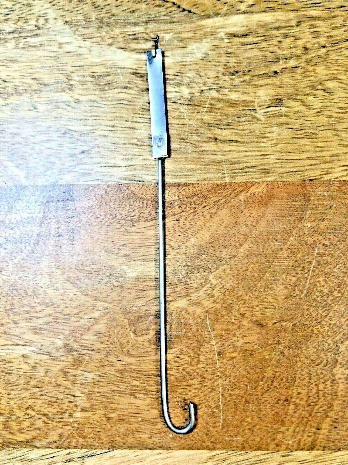 Gilbert Clock Pendulum Rod and Spring (Pat 1870)(See Pics to ID Movement)(K5897)