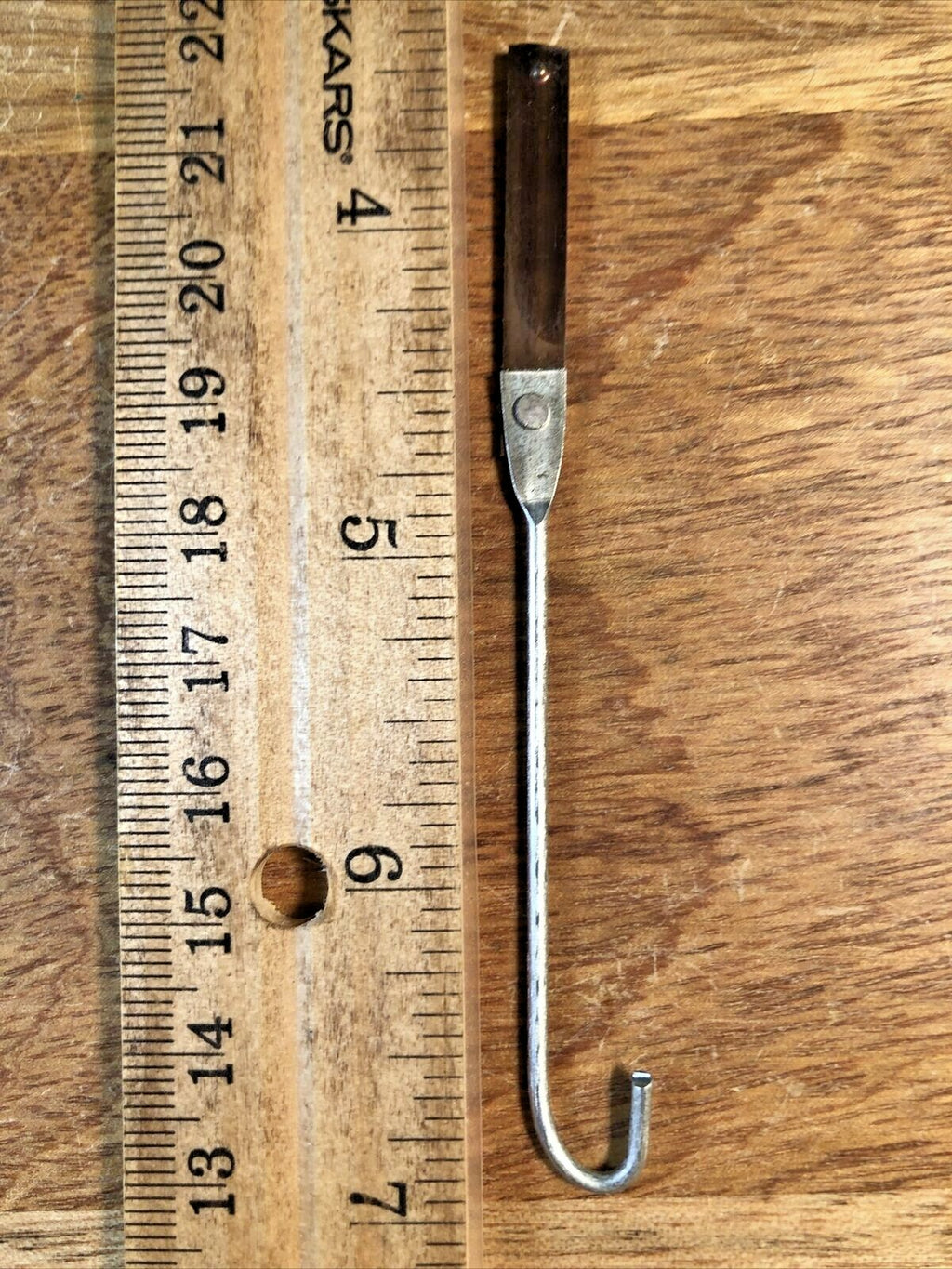 Old Ansonia Clock Pendulum Rod and Spring (K1642)