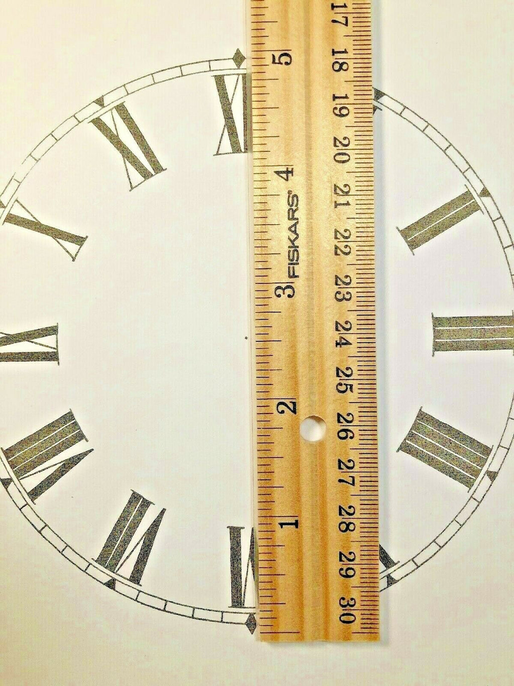5"  Paper Clock Dial, Roman         (Lot 198)