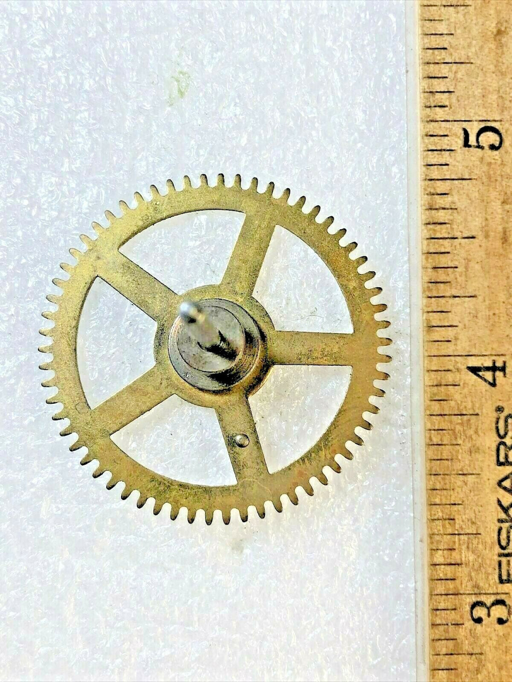 Old Waterbury Clock Movement Warning Wheel (See Pics to ID Mvmt) (K5840)