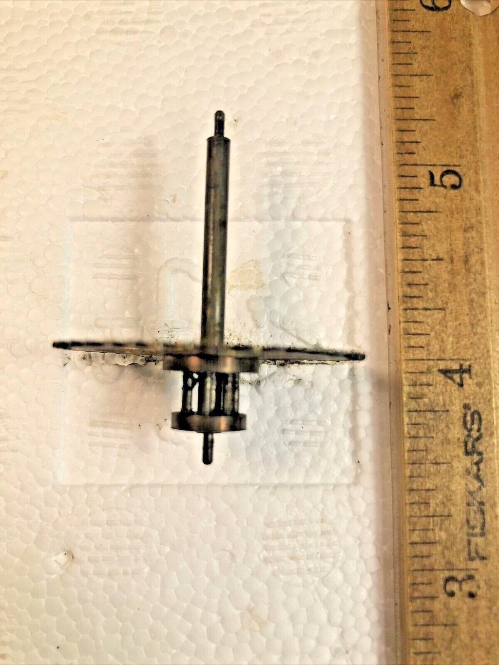 Ingraham (Pat. 1878) Clock Movement Time Side 4th Wheel (See Pics To ID) (K7184)
