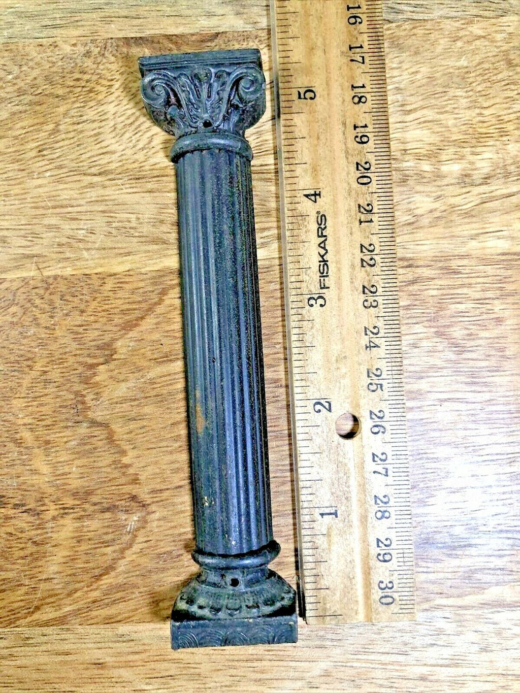 Old  5 3/16 Inch Tall Mantel Clock Column (K5291)