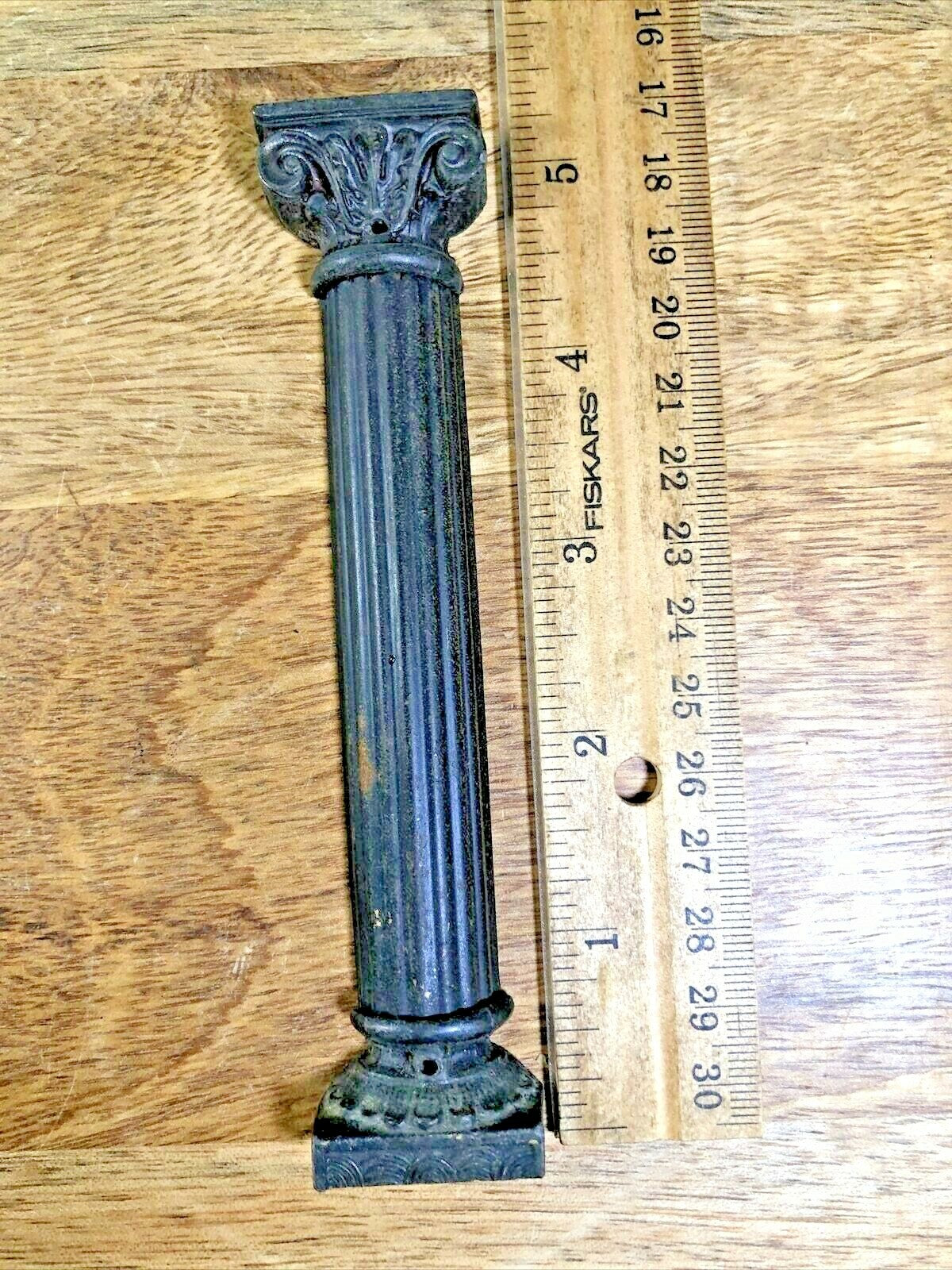 Old  5 3/16 Inch Tall Mantel Clock Column (K5291)