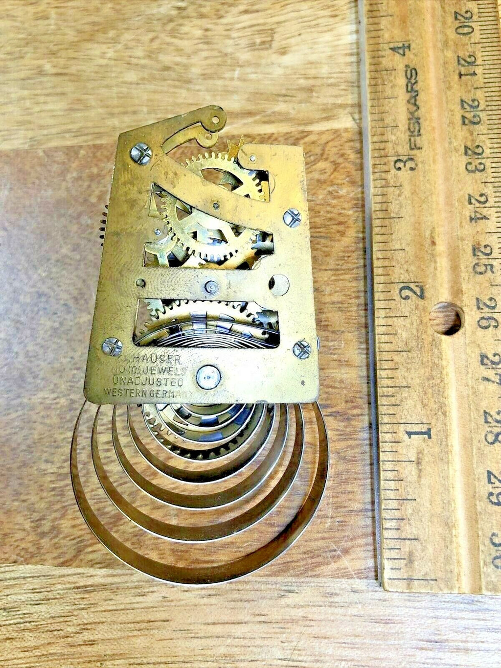 Small Hauser Novelty Clock Movement Escape Wheel  (K6489)