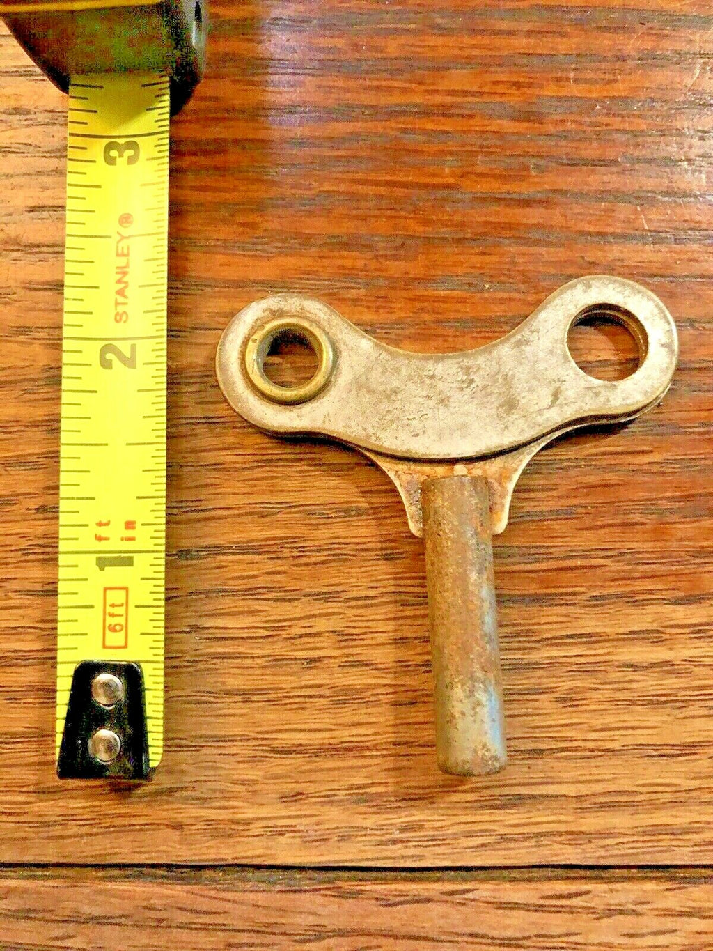 Clock Key #5 / 3.50mm Stamped Foxboro, Foxboro Mass  (Key Lot K1543)