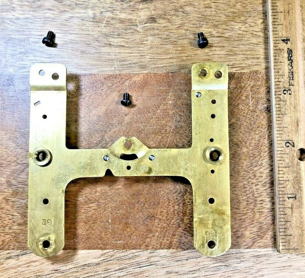 Seth Thomas 89I Clock Movement Lower Back Plate (Pivots Are Good) (K6762)