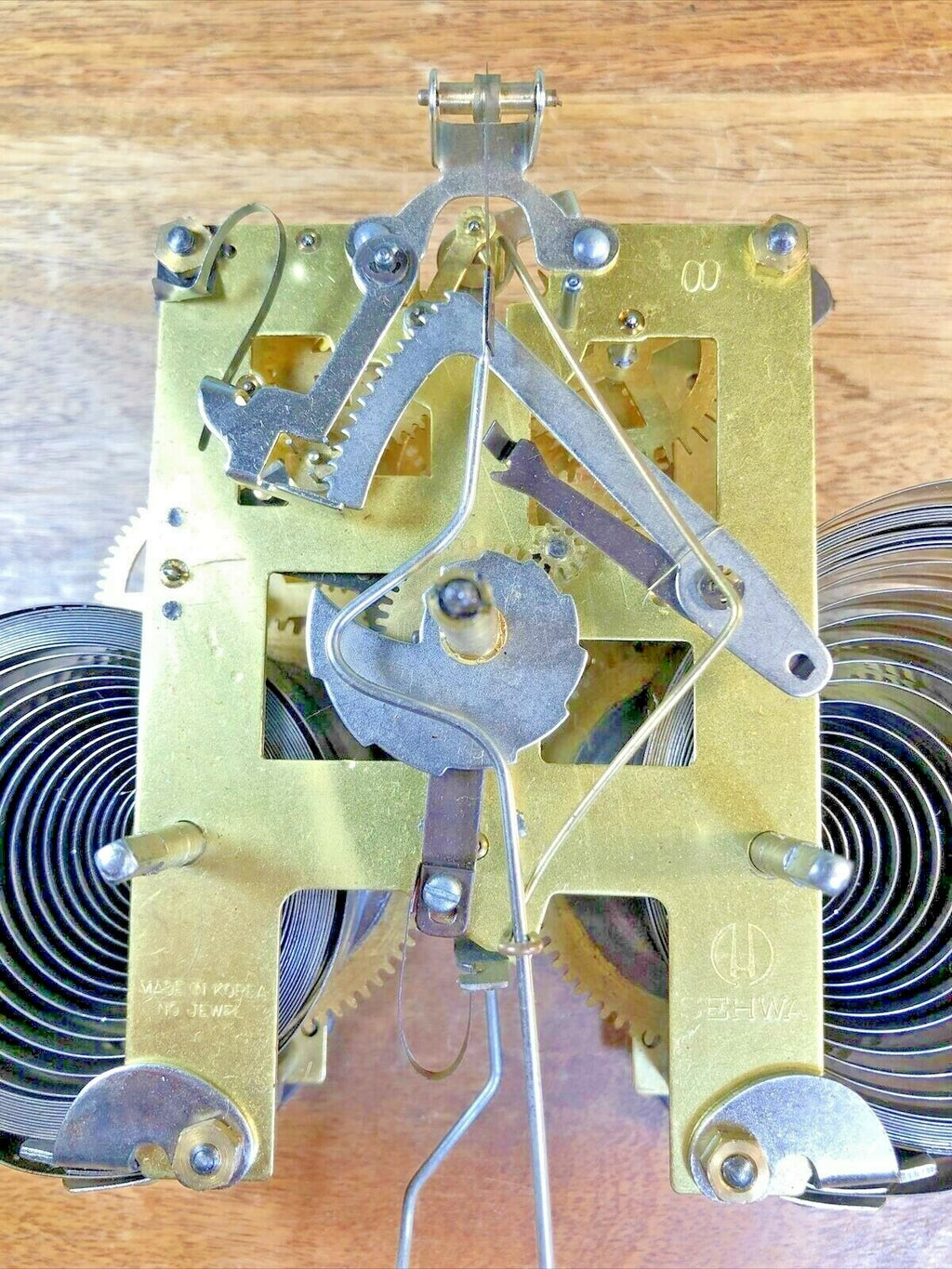 35 Day Korean Clock Movement Gong Silent Lever (K6987)