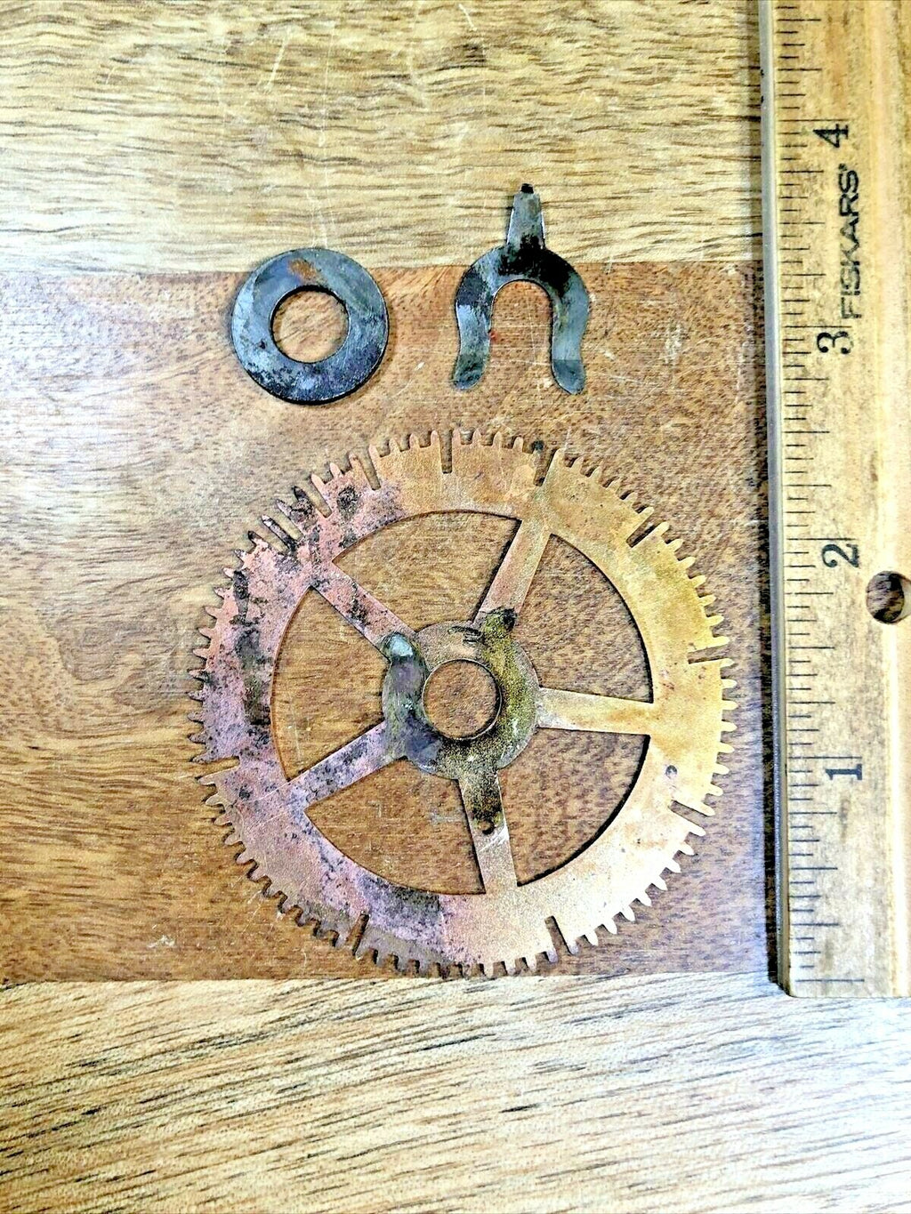 Old Sessions Clock Movement Count Wheel (See Pics To ID Mvmt) (K6570)