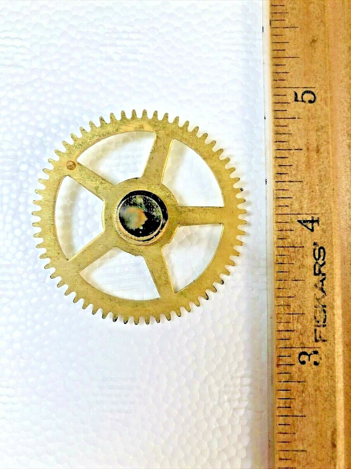 Made In Japan Clock Movement Warning Wheel (See Pics to ID Movement) (K6380)