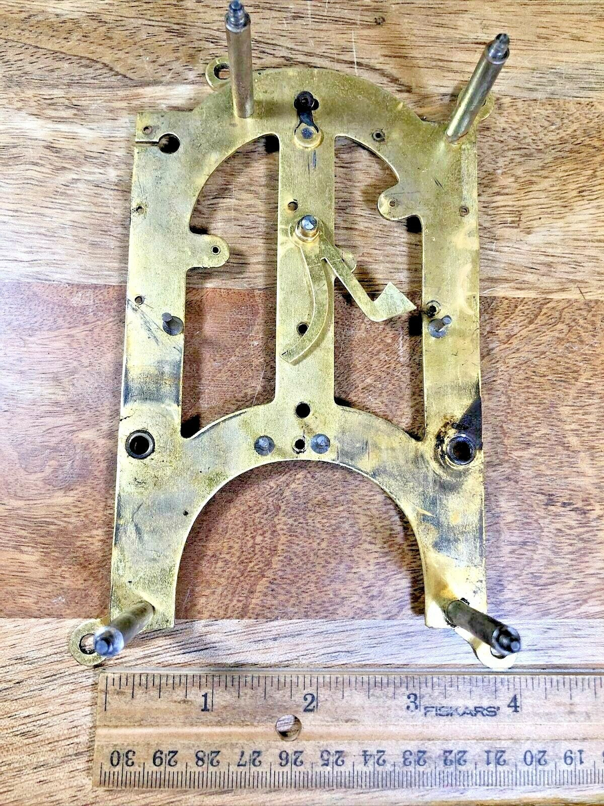 Made In Japan Clock Movement Back Plate (Pivot Holes Look Good) (K6408)