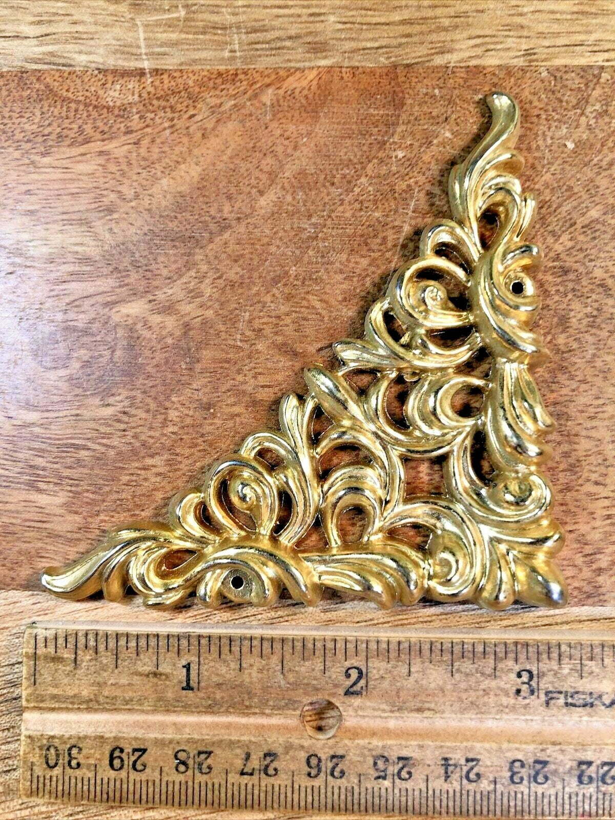 NOS Thick Brass Clock Case Decoration  (K7013)