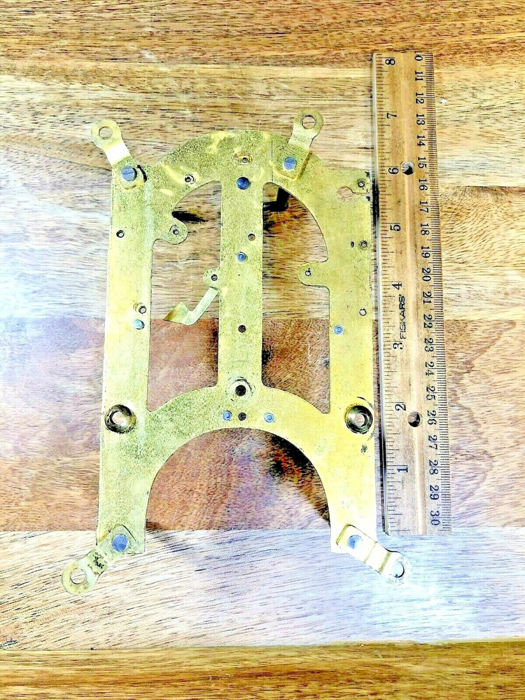 Made In Japan Clock Movement Back Plate (Pivot Holes Look Good) (K6408)