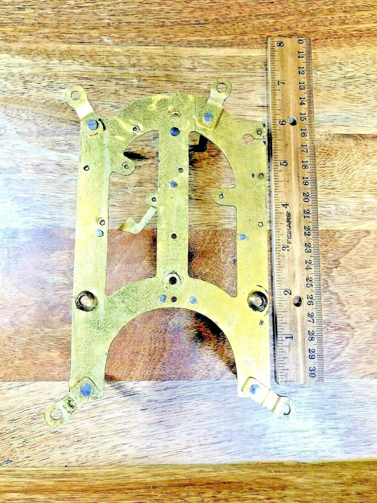 Made In Japan Clock Movement Back Plate (Pivot Holes Look Good) (K6408)