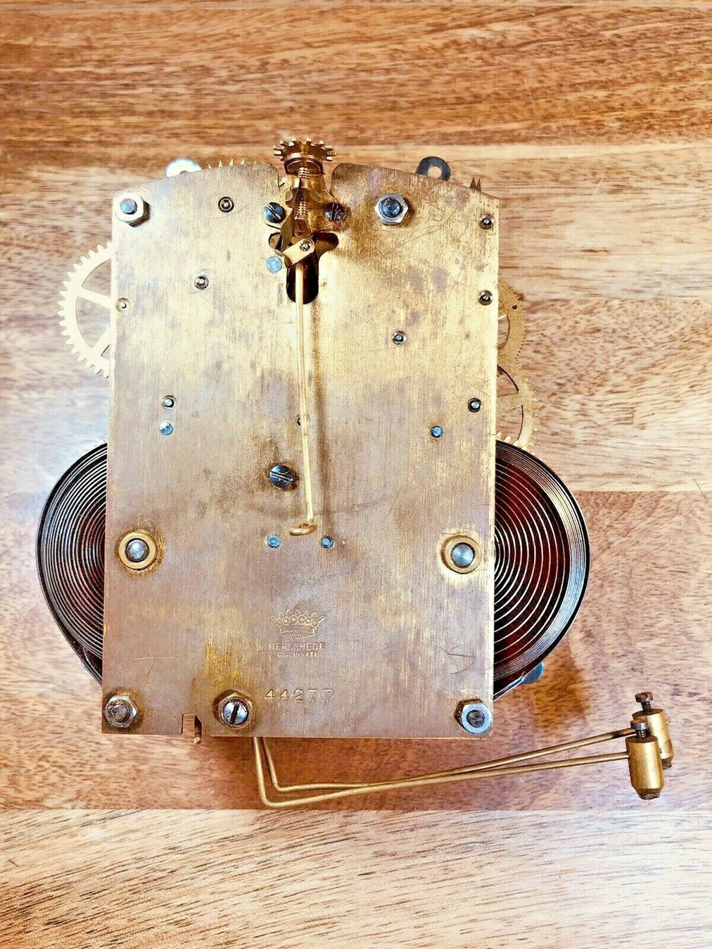 Herschede Clock Movement Front Plate (Pivots Look Good) (K6966)