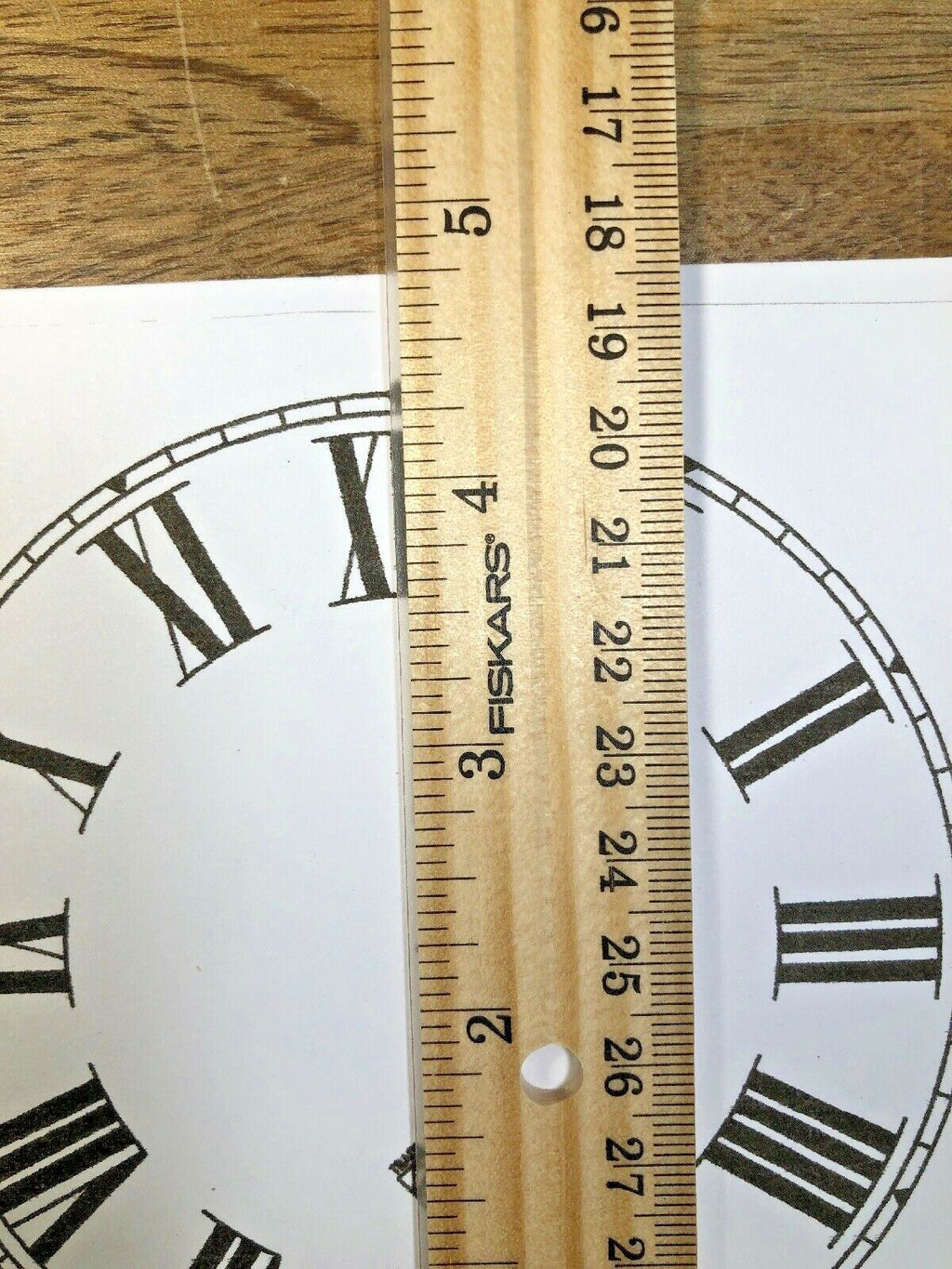 4 3/8" Ansonia Clock Replacement Paper Dial     Lot140