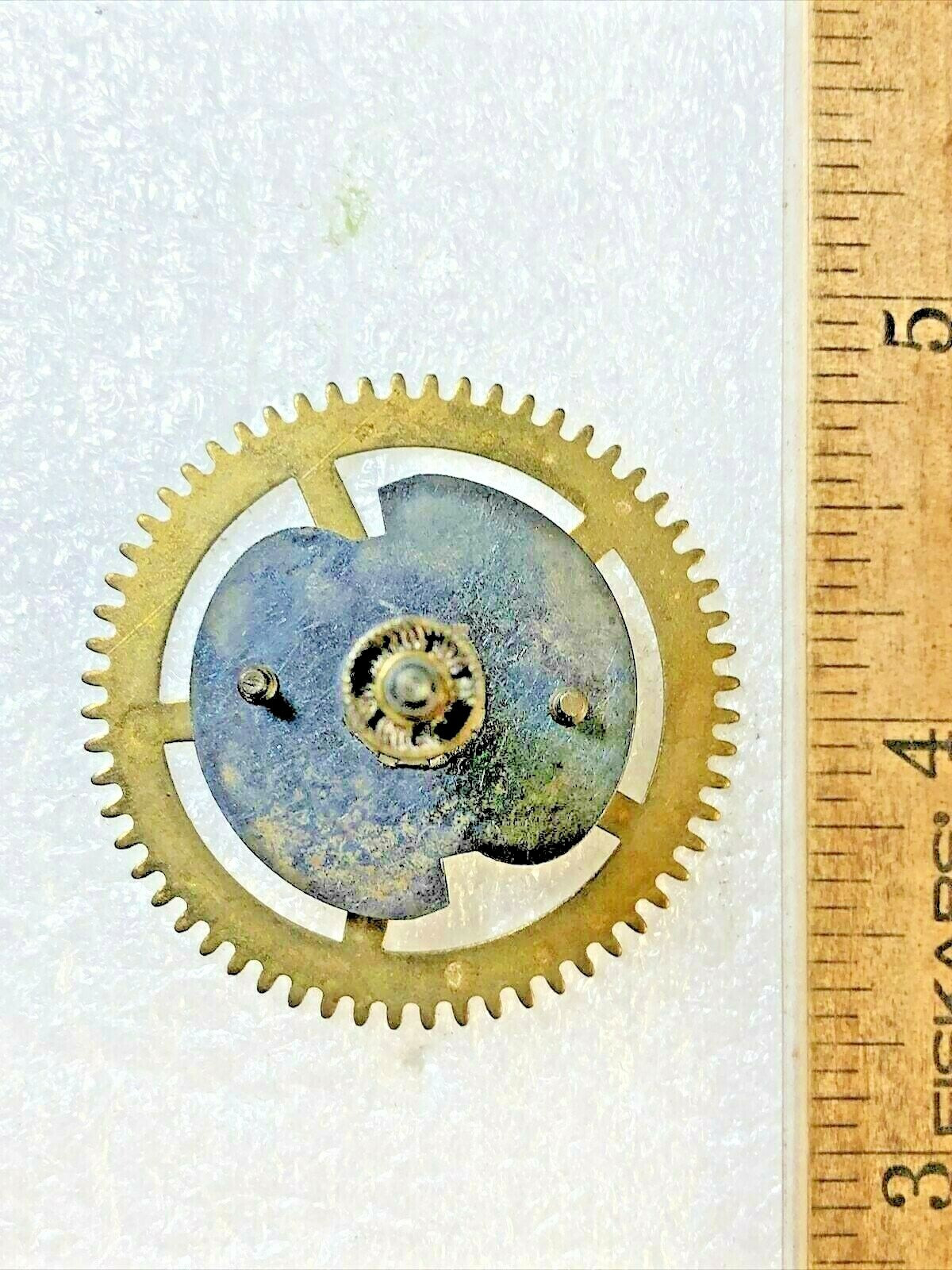 Waterbury Clock Movement Strike Side 3rd Wheel (See Pics to ID Mvmt) (K5841)