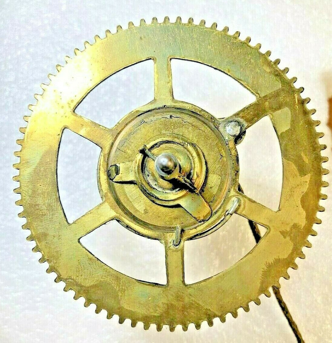OG Clock Time Side Main Wheel (See Pics to ID Mvmt) (K5957)