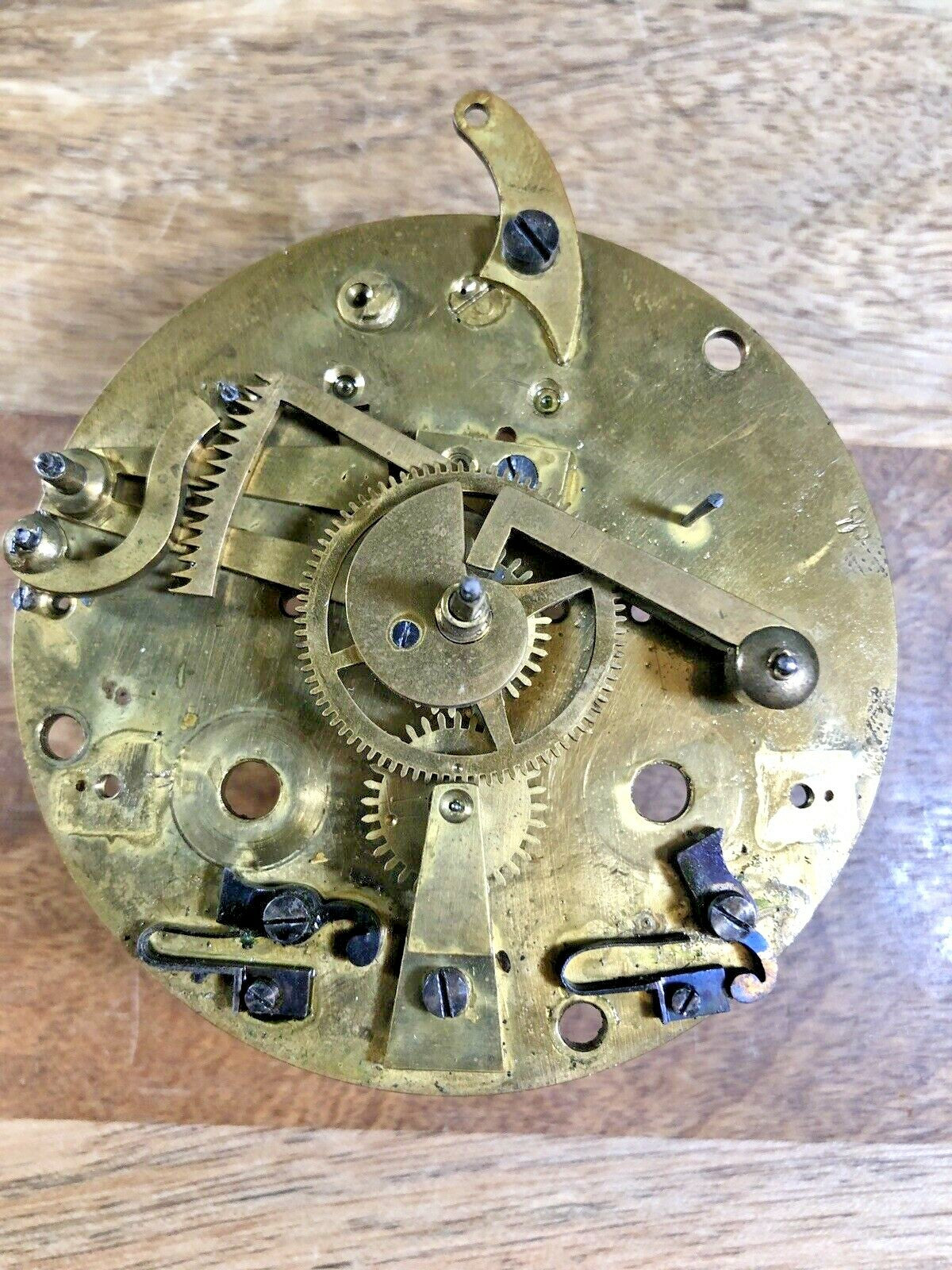Japy Freres & Co Clock Movement Minute Wheel and Cover (See Pics To ID) (K5706)