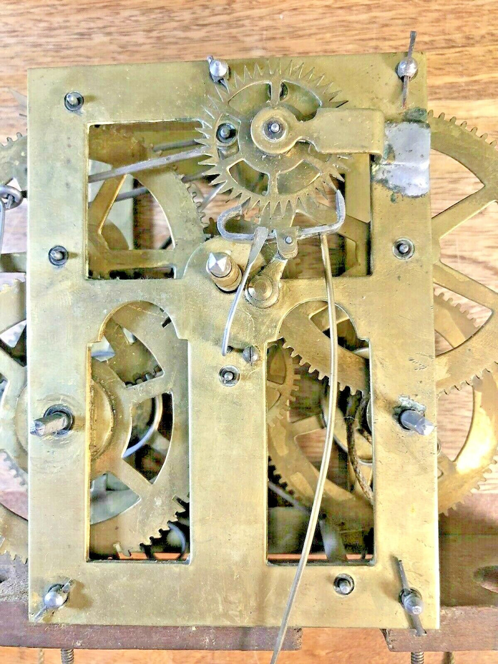 OG Clock Time Side 2nd Wheel (See Pics to ID Mvmt) (K5956)