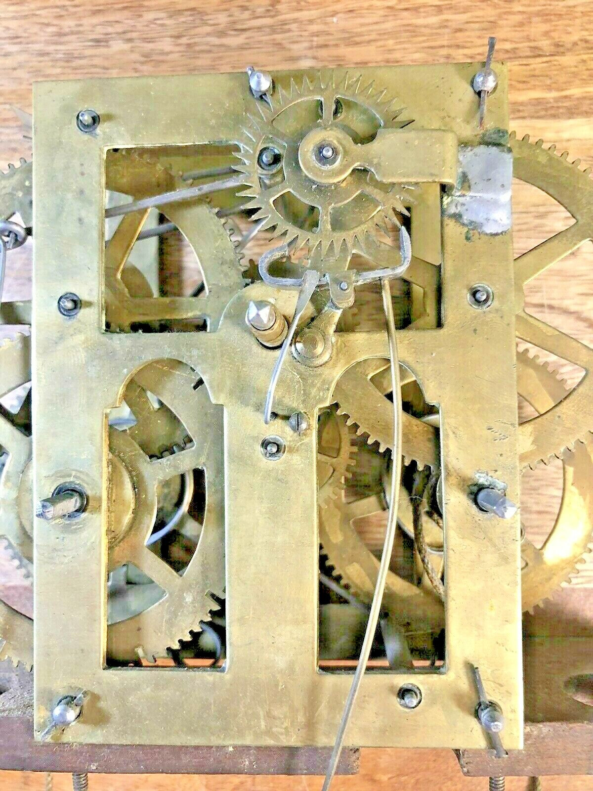 OG Clock Time Side 2nd Wheel (See Pics to ID Mvmt) (K5956)